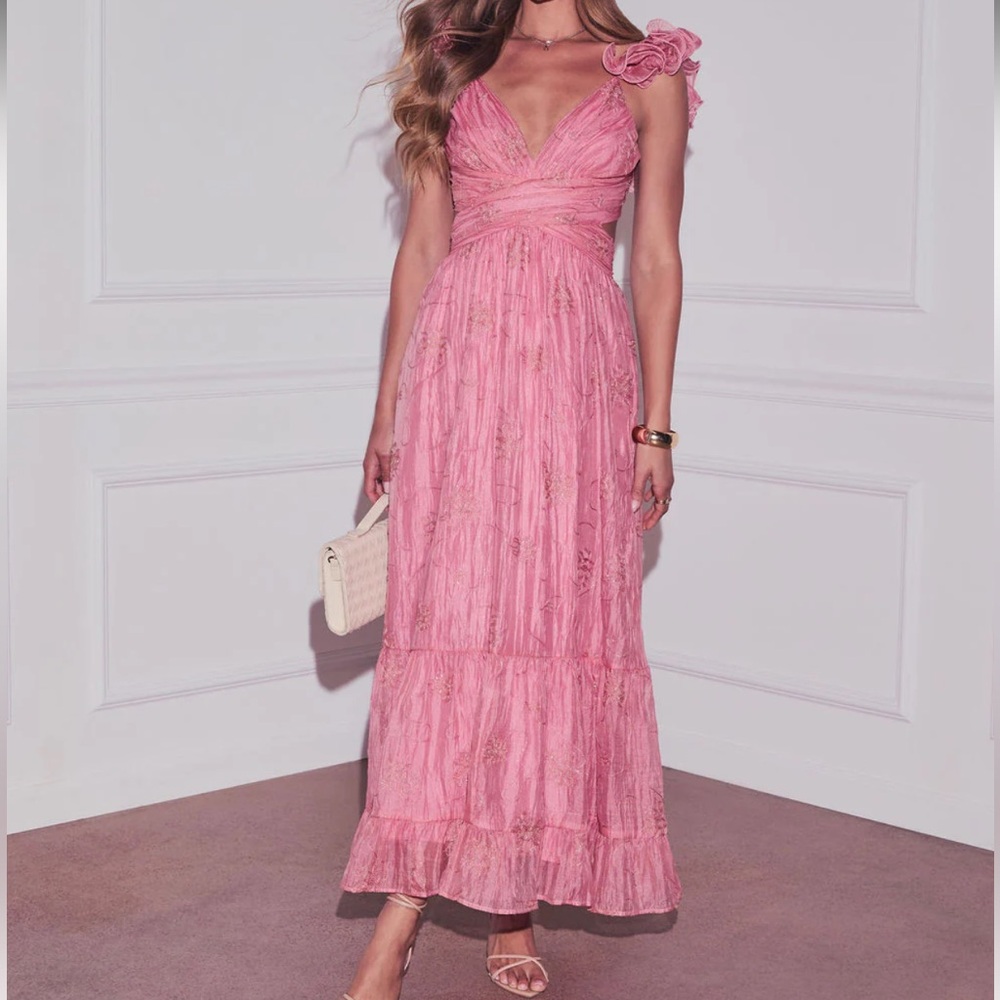 Vici Pink Maxi Dress